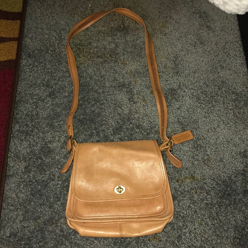 Tan Coach Purse